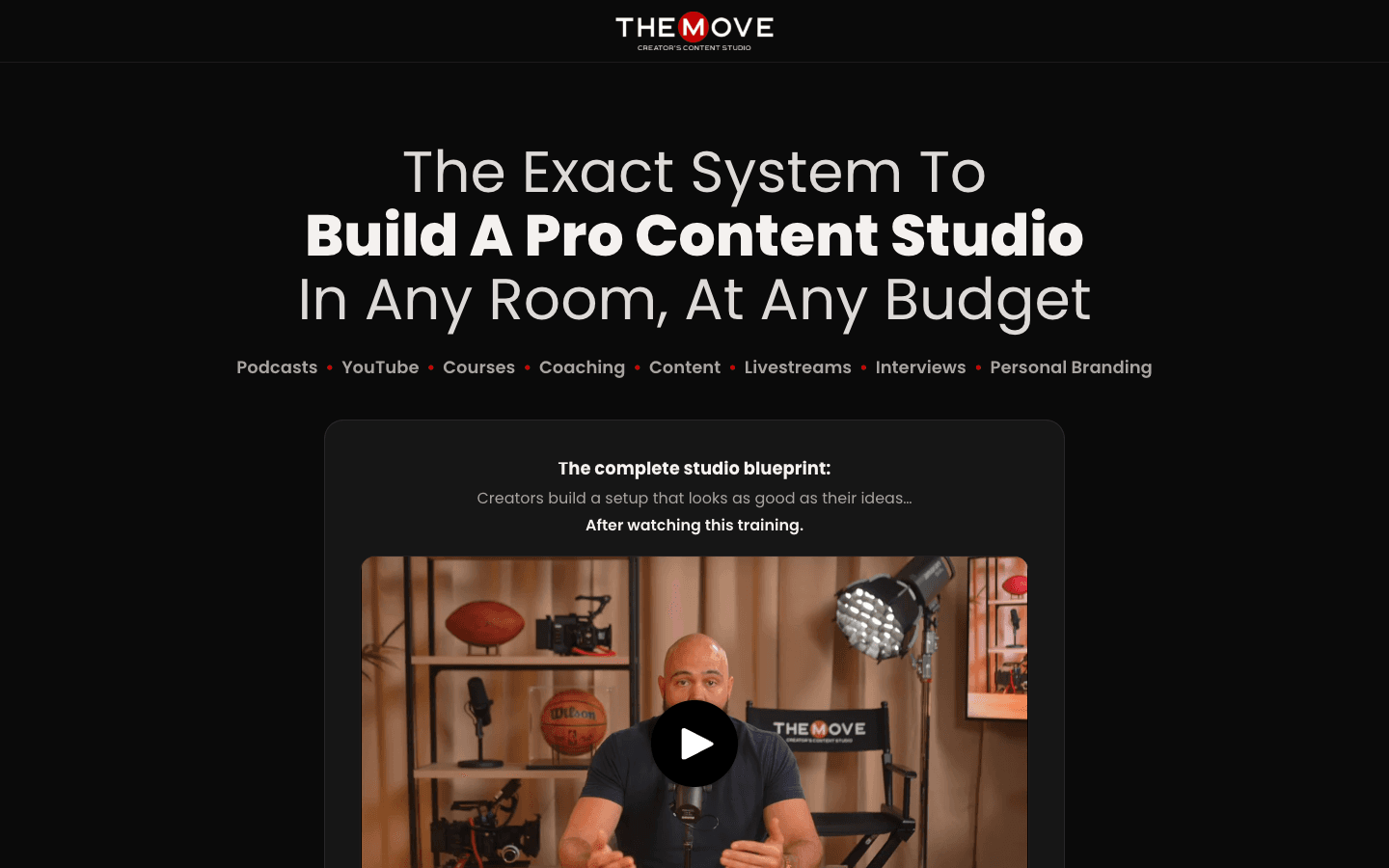 The exact same thing, built for someone inside the program, for their offer and their audience. Different face, different niche, identical architecture. Yours gets built in month three.